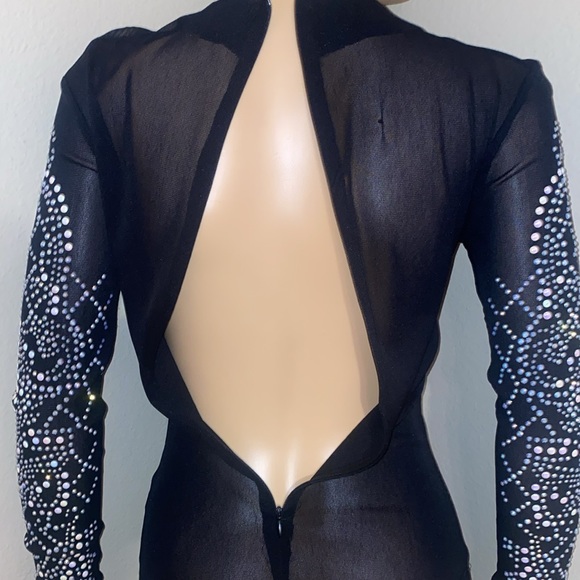 Windsor Black Blouse Studs and Sequins - Picture 6 of 6